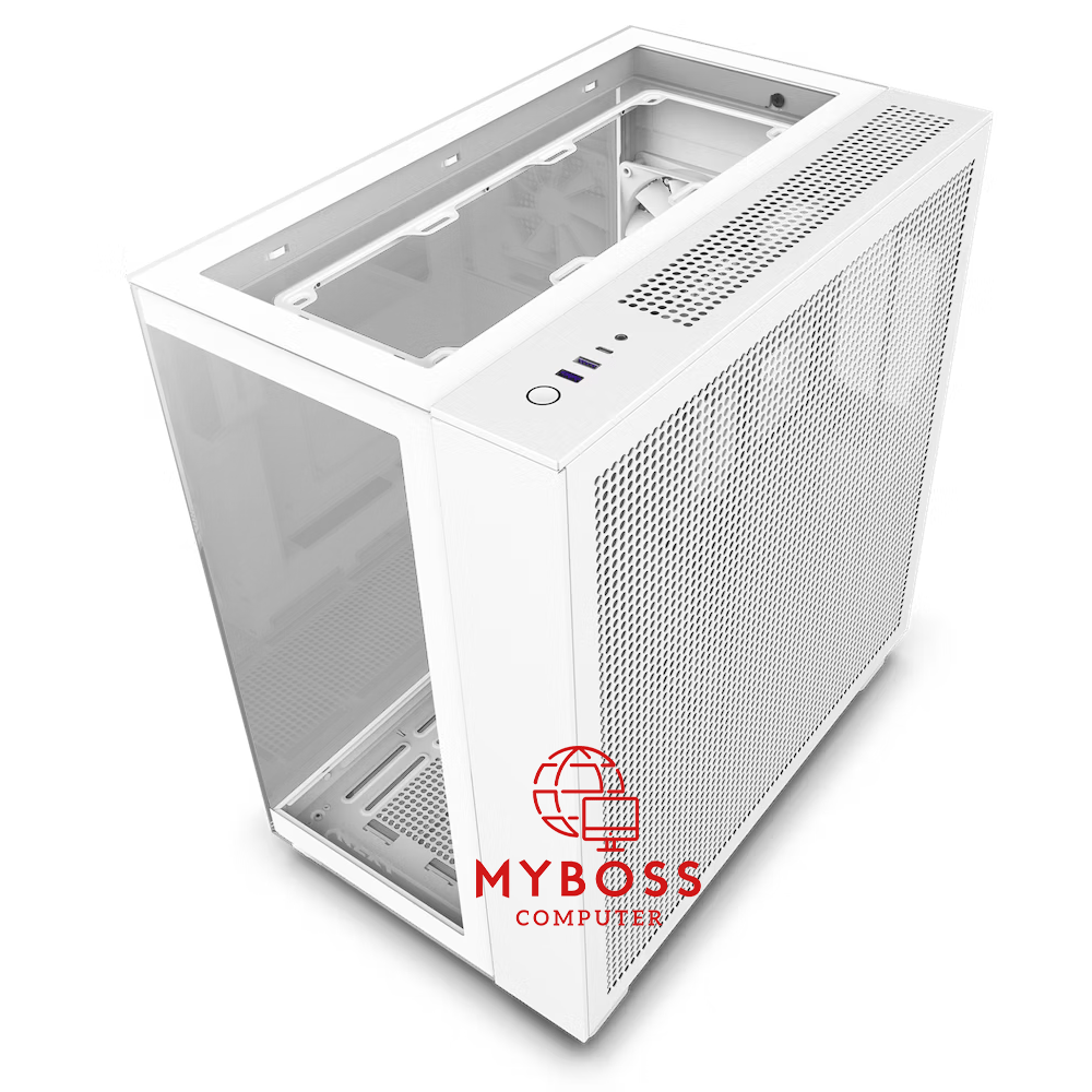 Vỏ Case NZXT H9 Elite - White (3 Fan RGB)