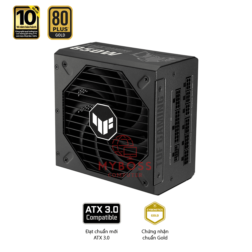 Nguồn ASUS TUF GAMING 850W - 80 Plus Gold (PCI Gen 5.0 - Full Modular)