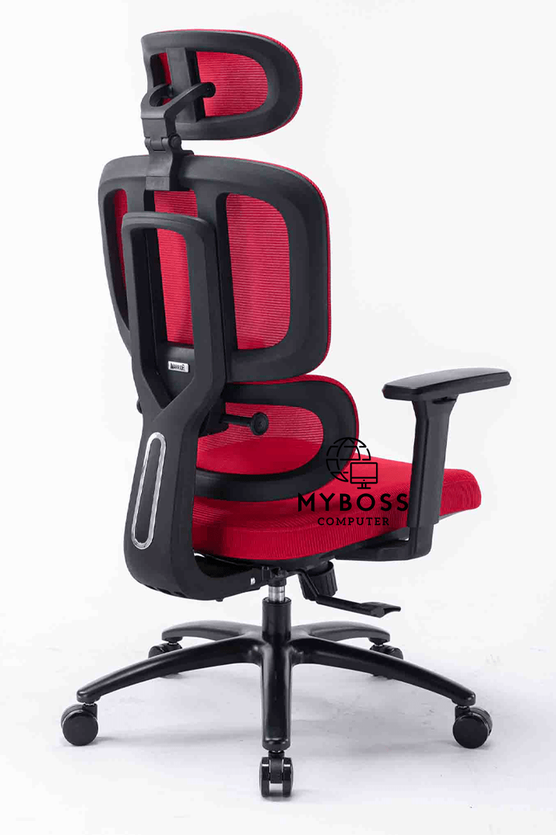 Ghế công thái học ergonomic WARRIOR – Hero series – WEC509 Black/Red