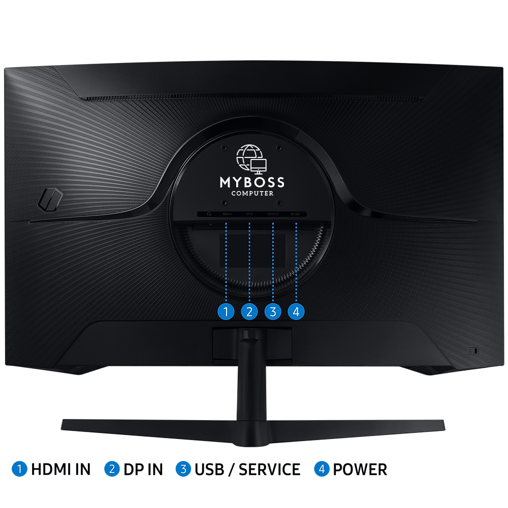 Màn hình Cong Samsung LC27G55TQWEXXV 27in/ WQHD 2K/ 144Hz/ 1ms/ HDR10