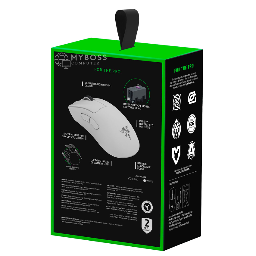 Chuột Razer DeathAdder V3 Pro Wireless - White