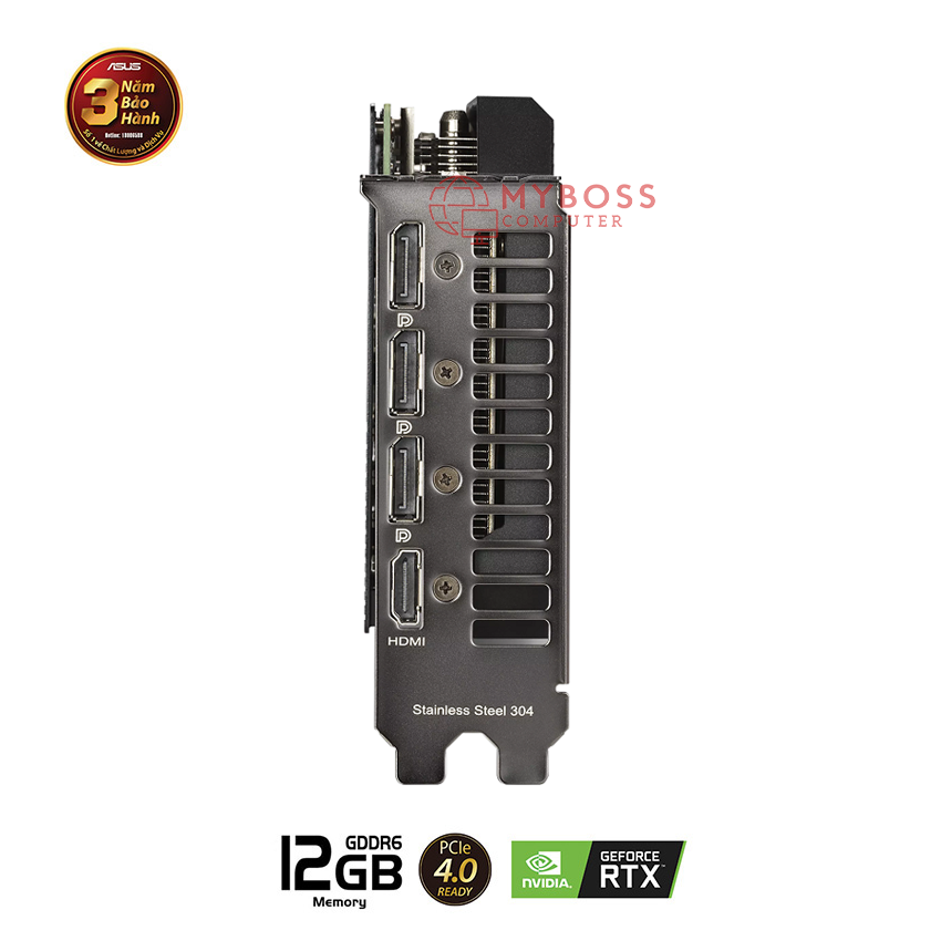 VGA ASUS DUAL RTX 3060 V2 12GB GDDR6