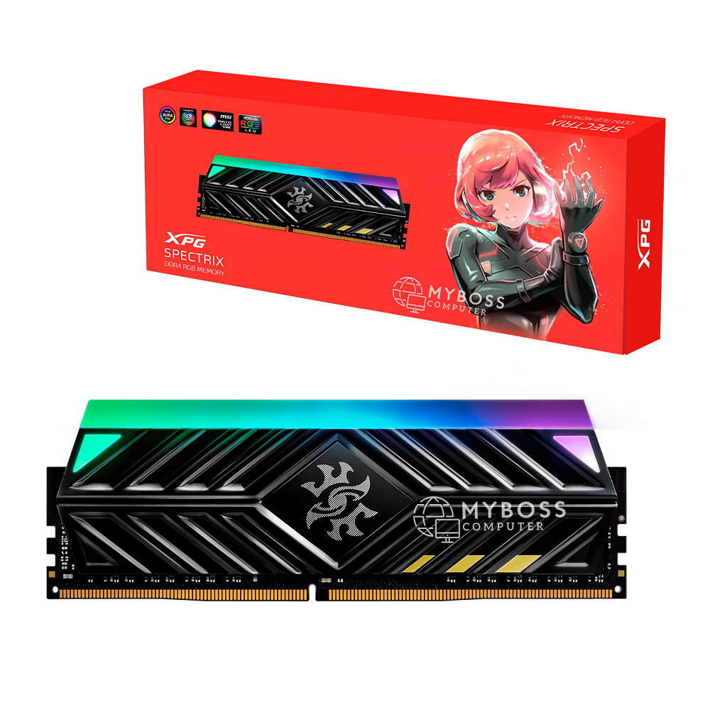 RAM Adata SPECTRIX XPG D41 8G DDR4 3200Mhz RGB - Grey