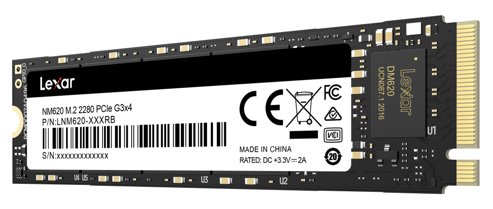 Ổ cứng SSD Lexar NVMe NM620 M.2 PCIe Gen3 x4 1TB