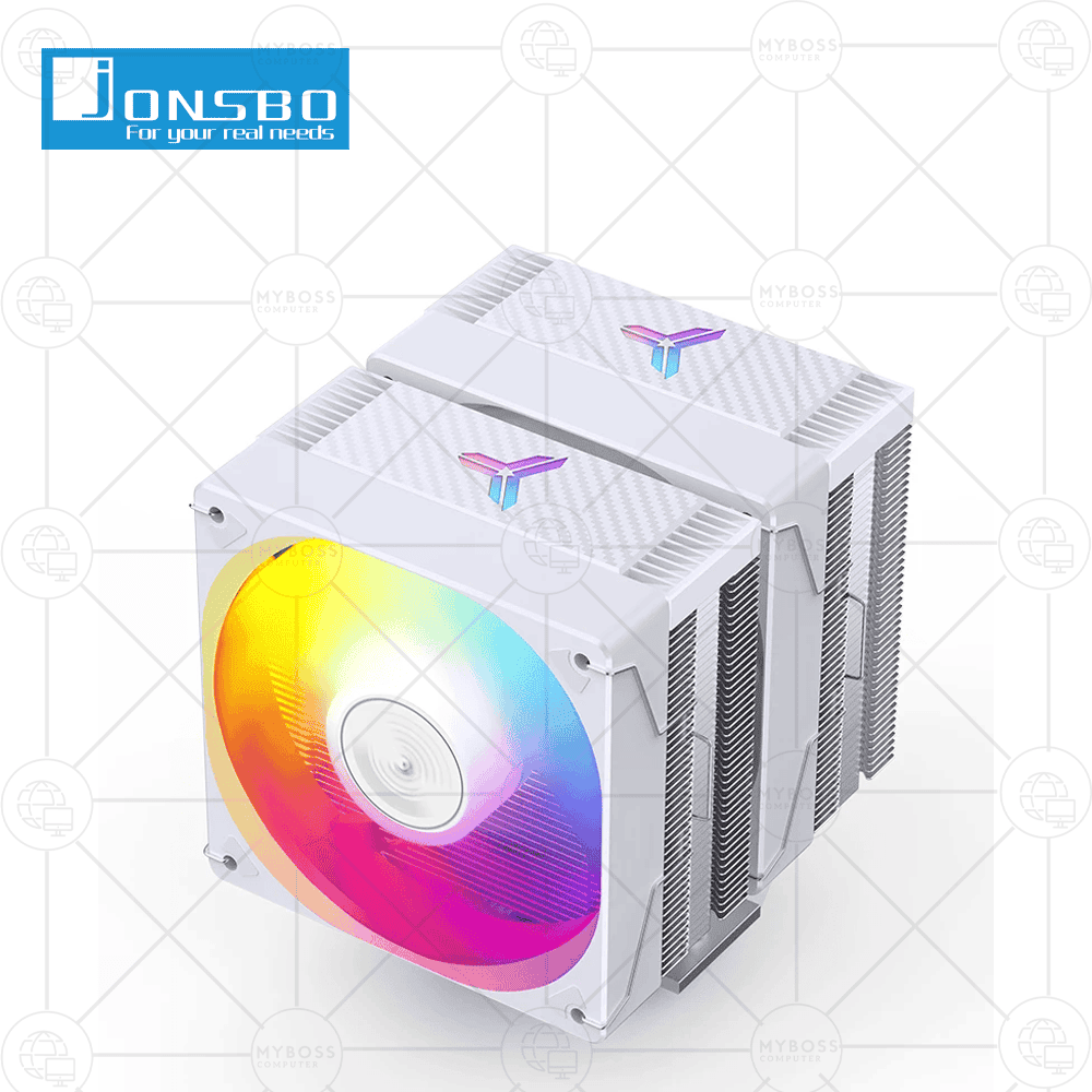 Tản nhiệt CPU Jonsbo CR-3000E ARGB - White/ Dual Tháp