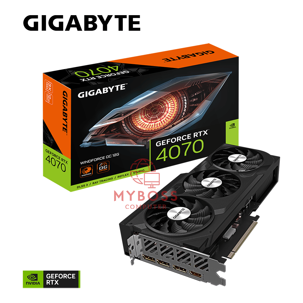VGA GIGABYTE RTX 4070 WINDFORCE OC 12G