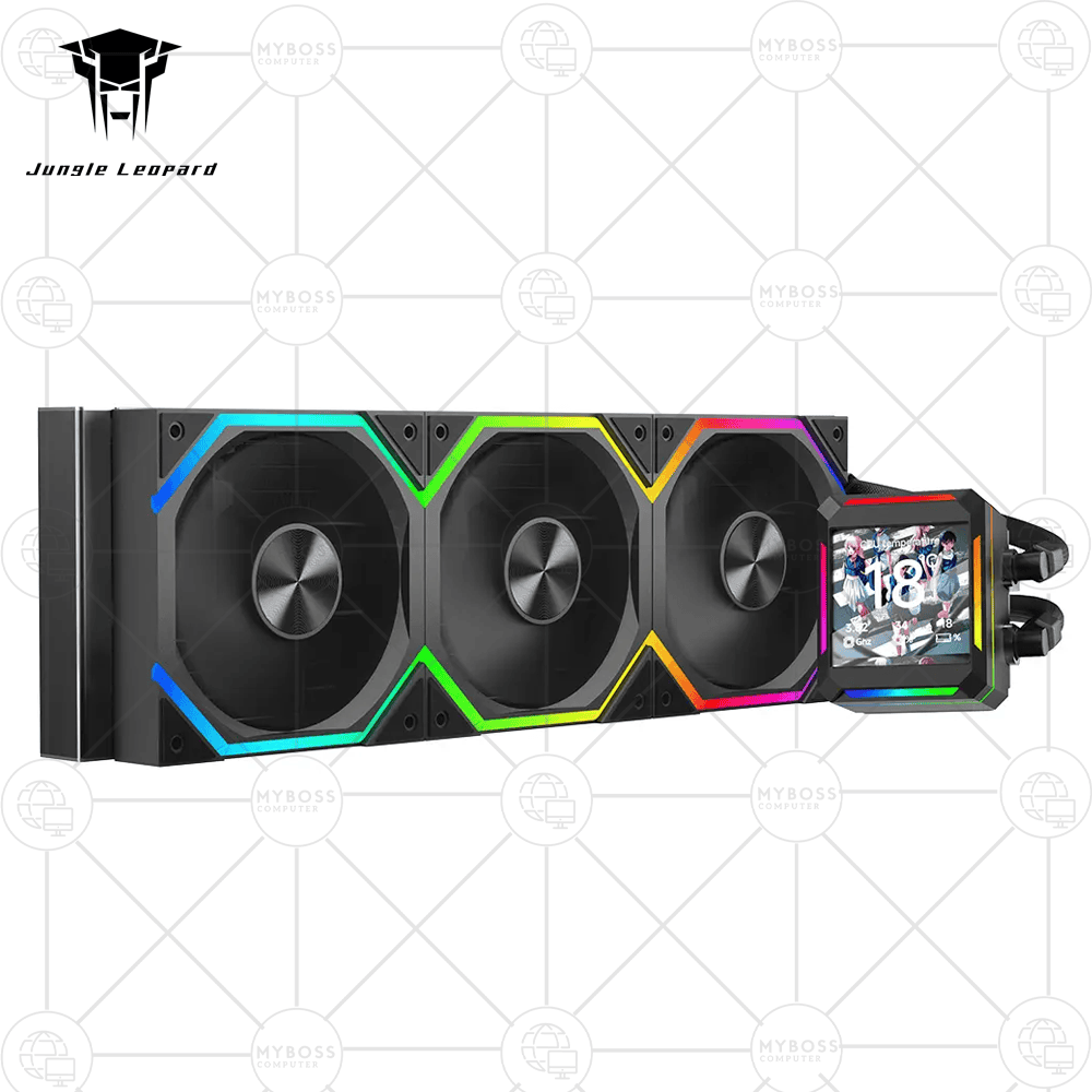 Tản Nhiệt Nước AIO Jungle Leopard ASTRO SHELL 360 ARGB DIGITAL LCD - Black (Màn Hình LCD Tuỳ Chỉnh)