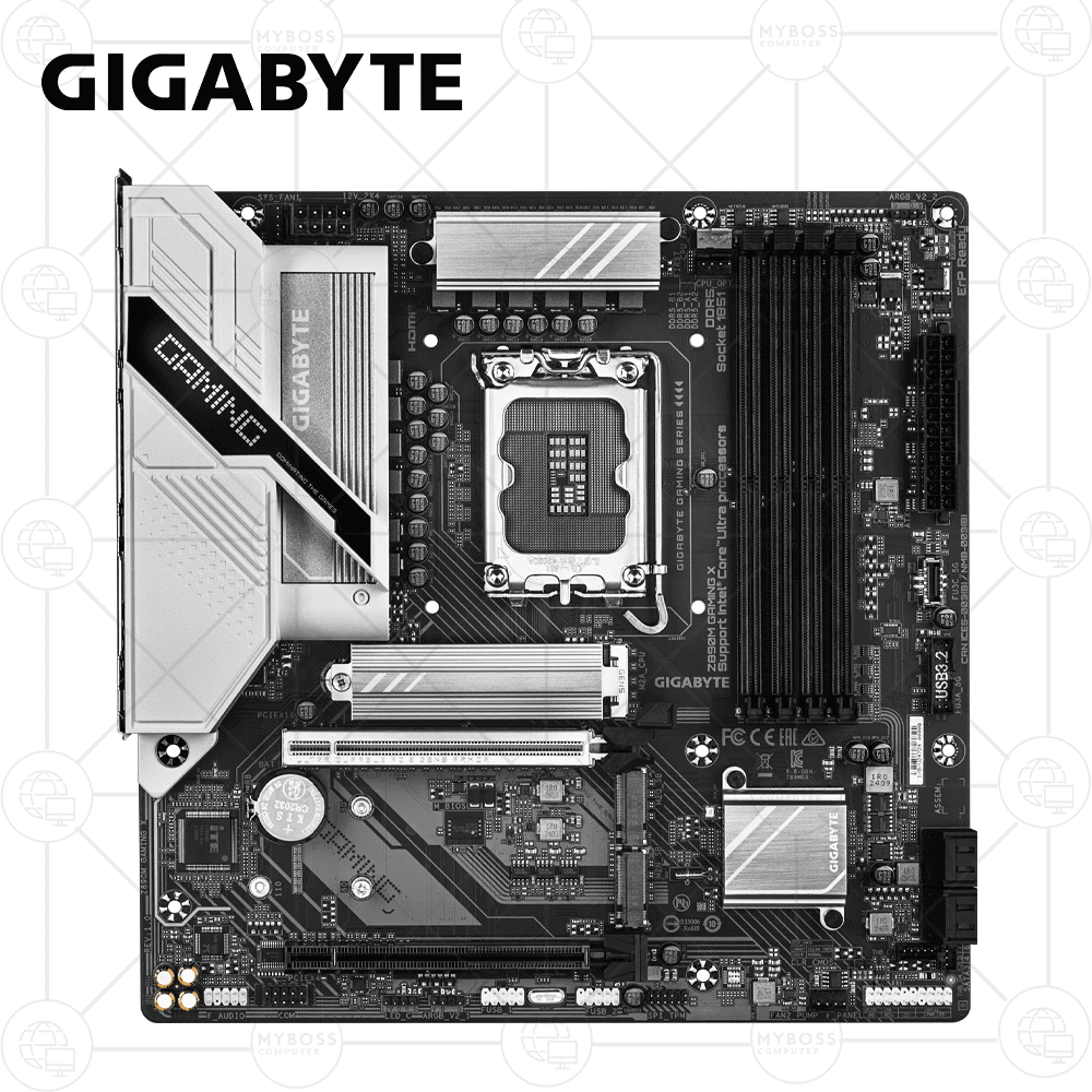 Mainboard Gigabyte Z890M GAMING X DDR5 (Intel Z890, Socket 1851, m-ATX, 4 khe RAM DDR5)