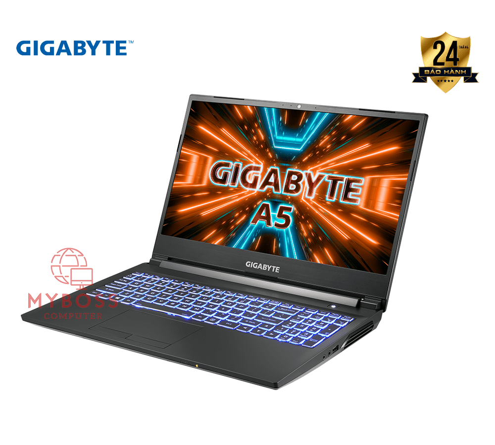 Laptop Gigabyte A5 K1-AVN1030SB/ Ryzen5 5600H/ RAM 8GB DDR4/ SSD 512GB/ RTX 3060 6GB