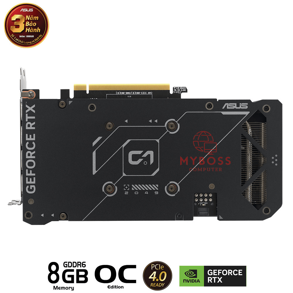 VGA ASUS DUAL RTX 4060 Ti OC Edition 8GB GDDR6