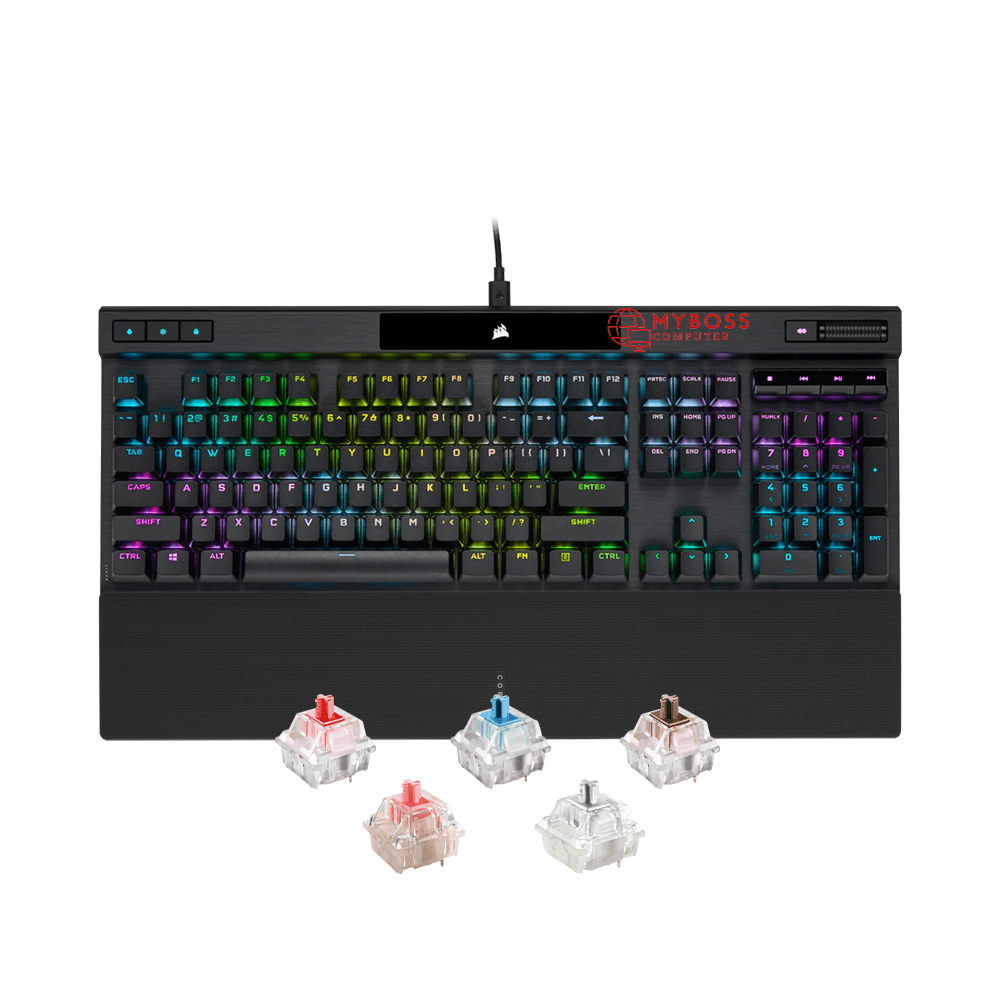 Bàn phím cơ Corsair K70 PRO BLK RGB MX RED