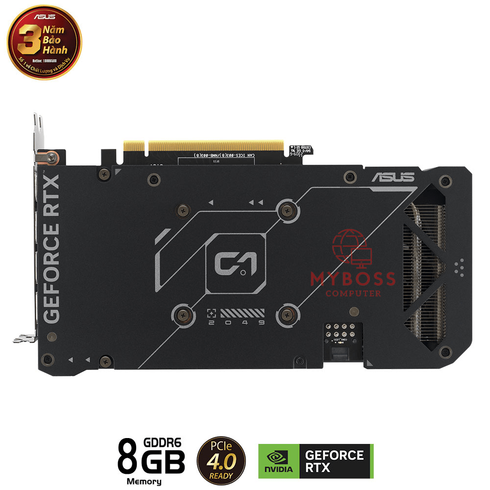 VGA ASUS DUAL RTX 4060 Ti 8GB GDDR6
