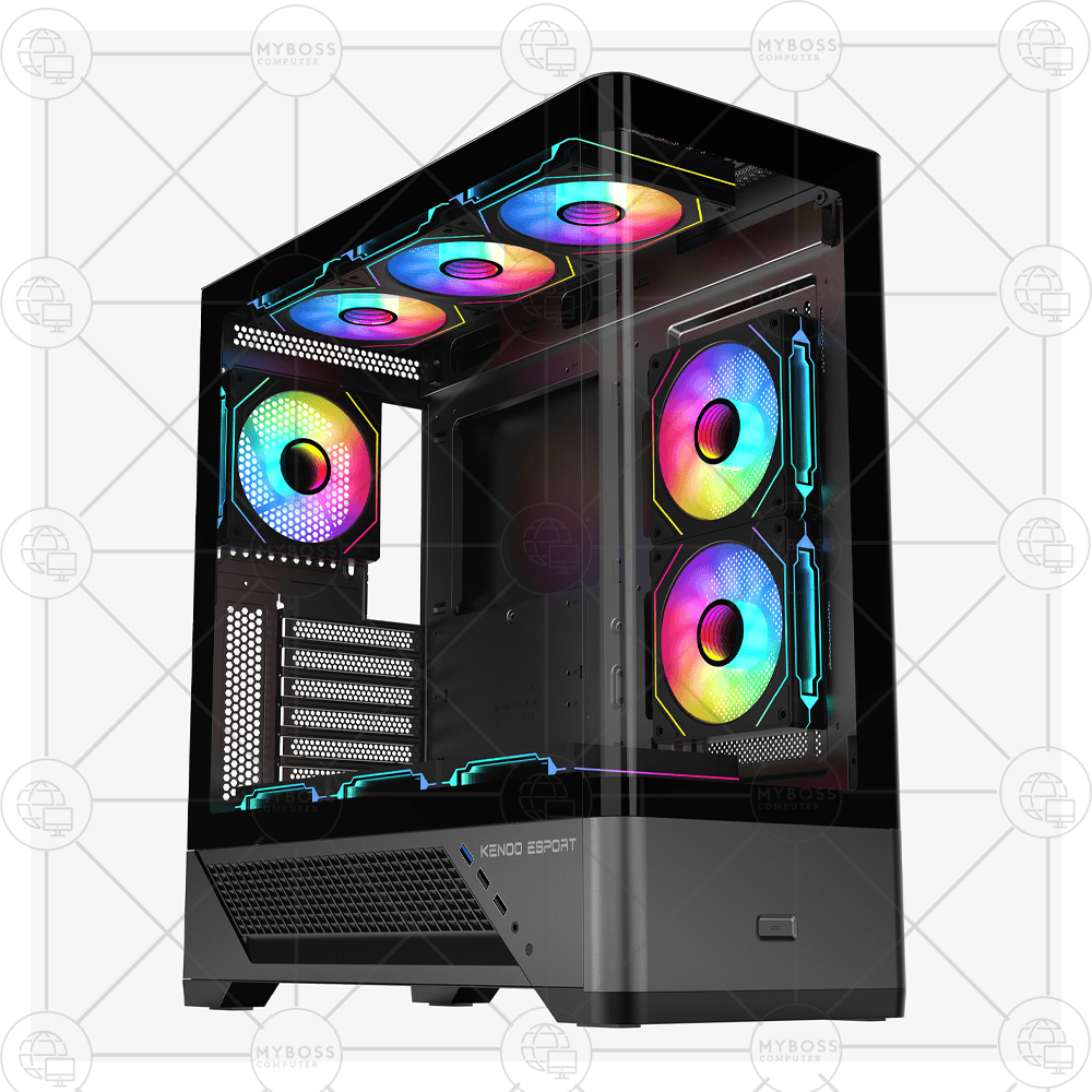 Vỏ Case KENOO ESPORT AKC300 - Black (No Fan)