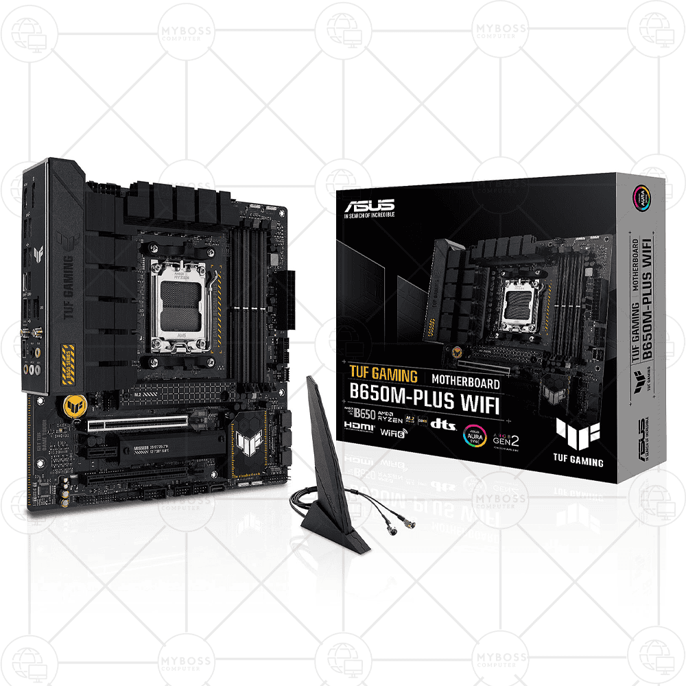Mainboard ASUS TUF GAMING B650M-PLUS WIFI DDR5 (AMD B650, Socket AM5, m-ATX, 4 khe RAM DDR5)