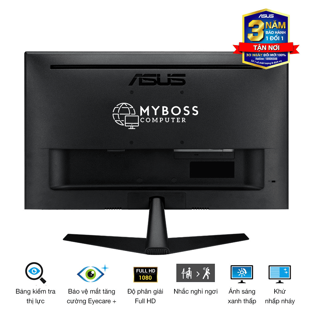 Màn Hình ASUS VY249HGE 23.8in/ FHD/ IPS/ 144Hz/ 1ms MPRT/ Eye Care/ FreeSync