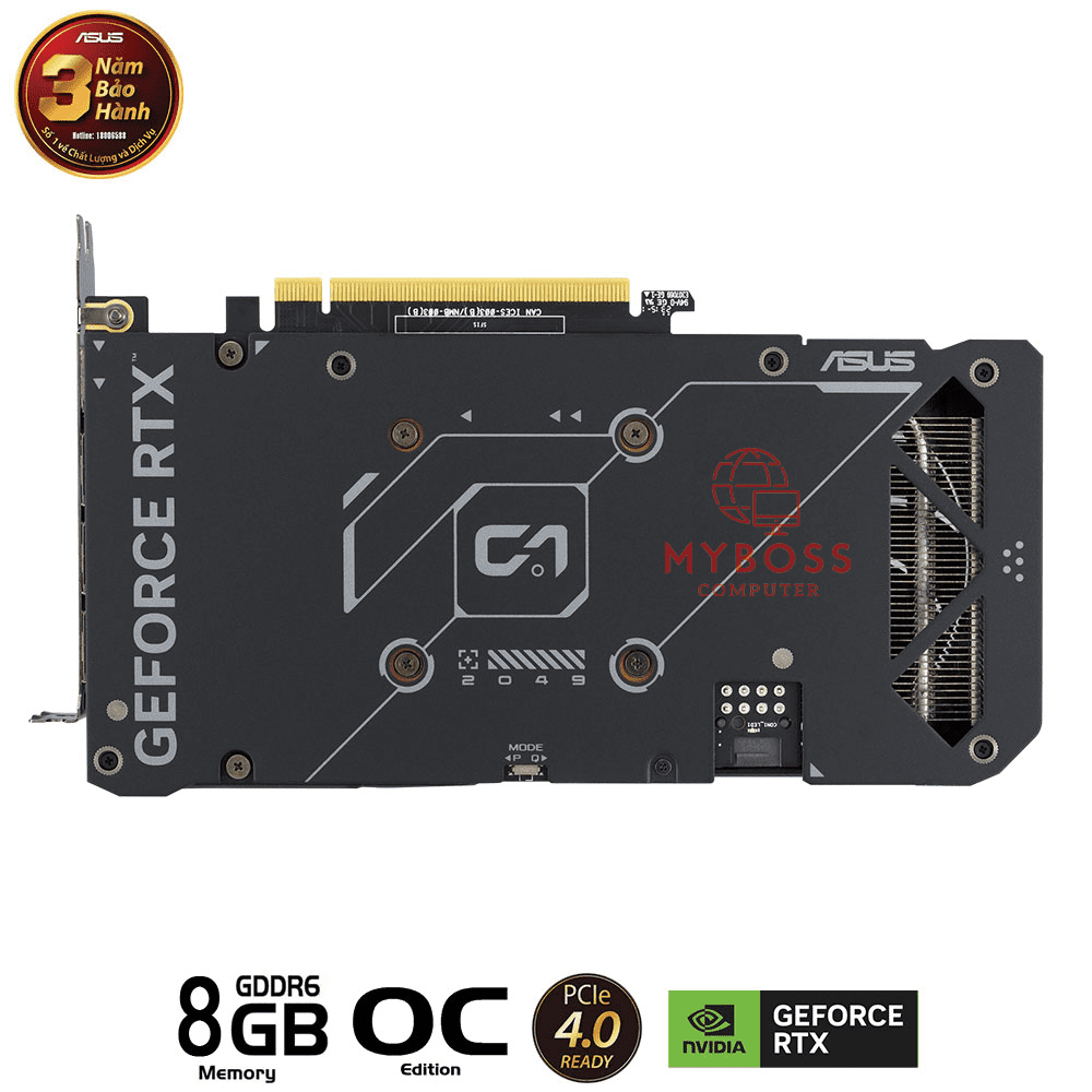 VGA ASUS DUAL RTX 4060 OC Edition 8GB GDDR6