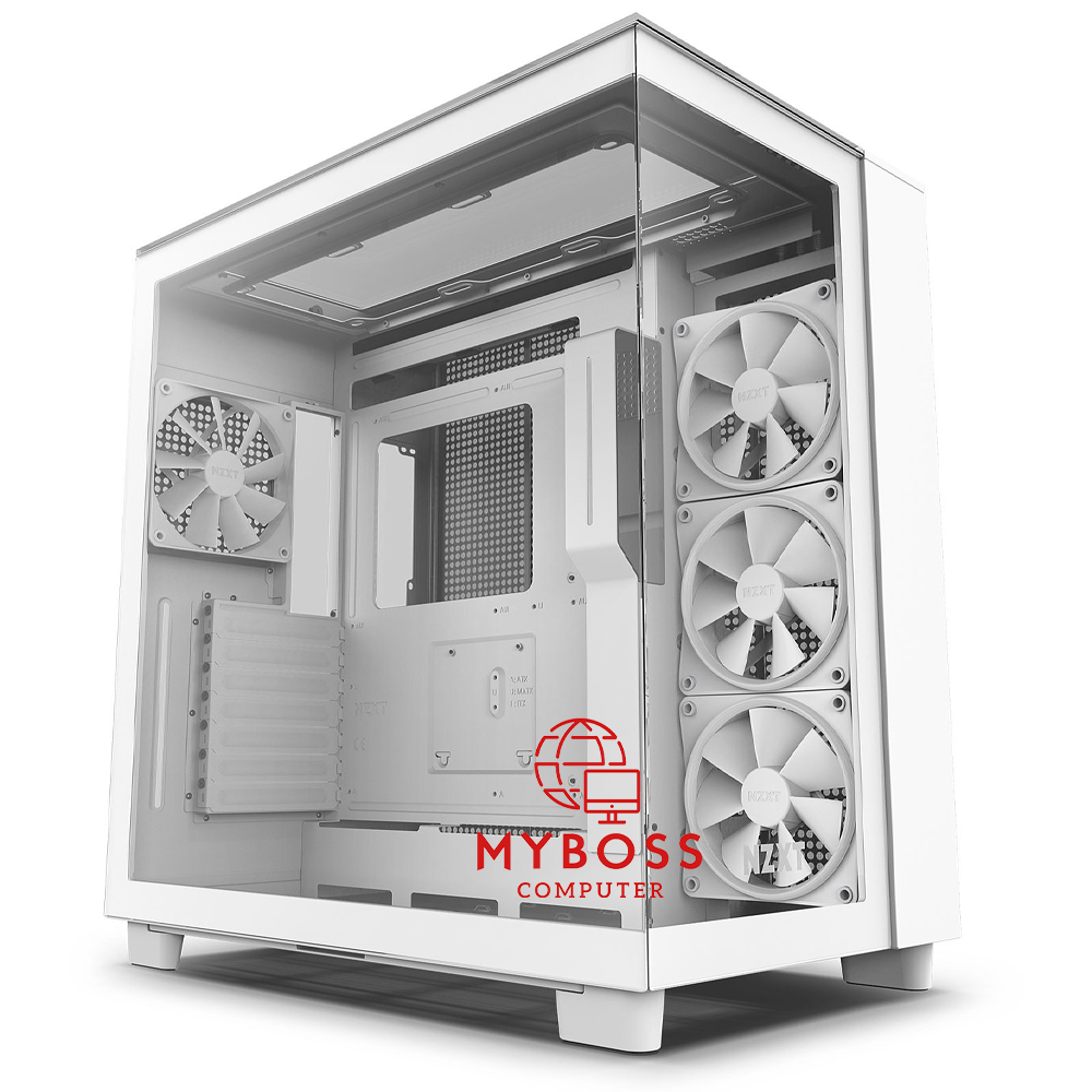 Vỏ Case NZXT H9 Elite - White (3 Fan RGB)