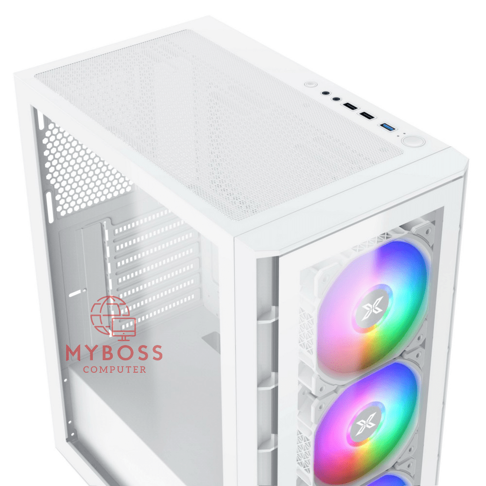 Vỏ Case XIGMATEK ELITE 1 ARTIC 3F - White (Tặng 3 Fan Led RGB)