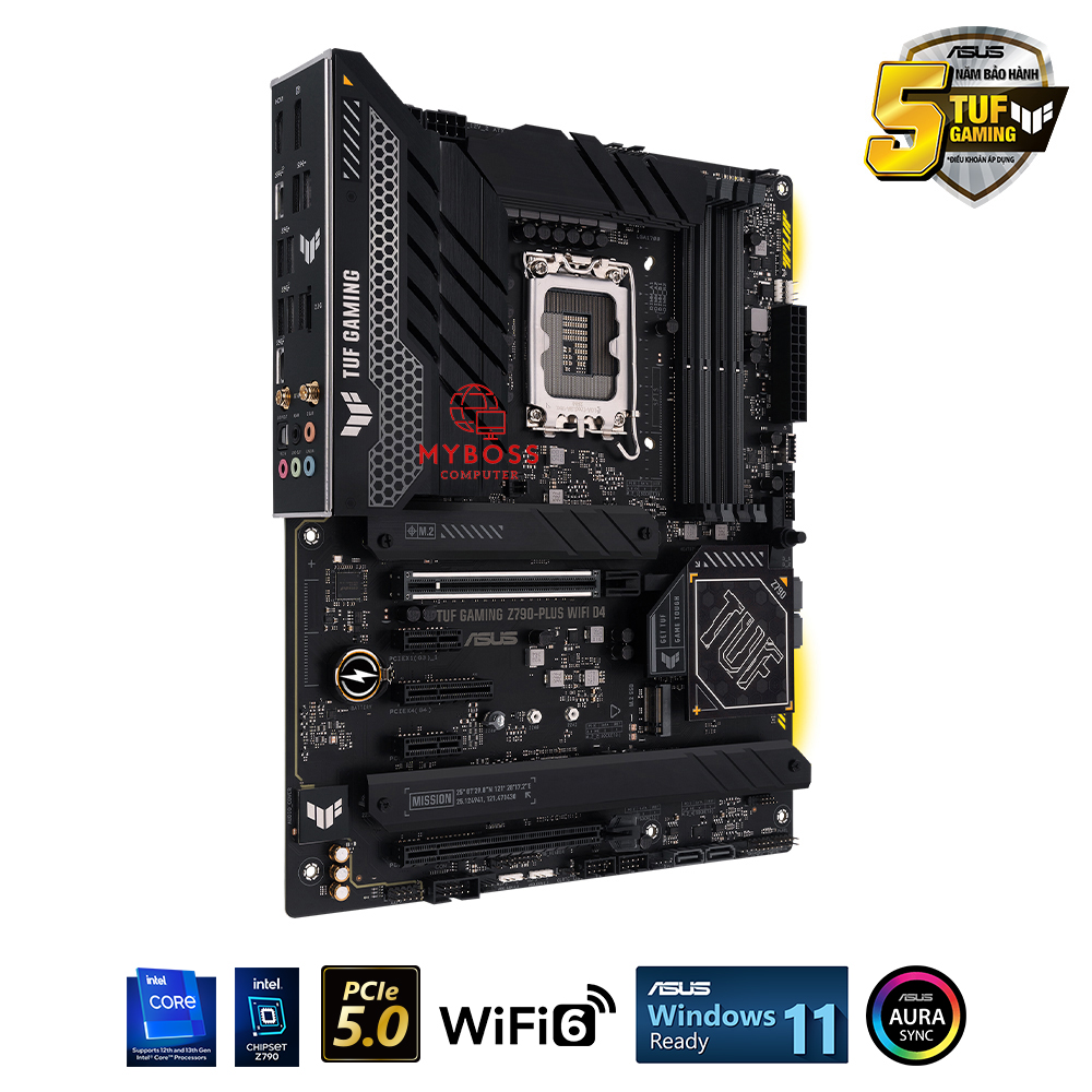 Mainboard ASUS TUF GAMING Z790-PLUS WIFI D4 (Intel Z790, Socket 1700, ATX, 4 khe RAM DDR4)