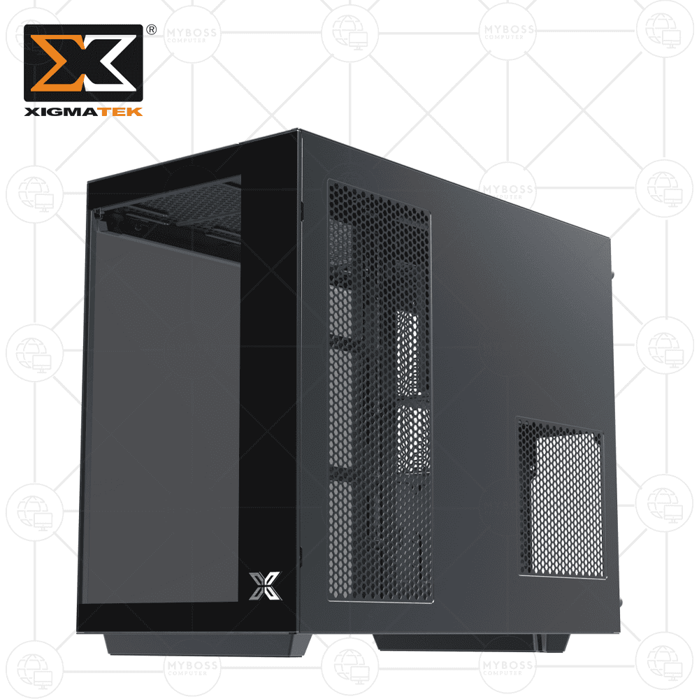 Vỏ Case XIGMATEK CUBI M - Black (Tặng 3 Fan RGB)