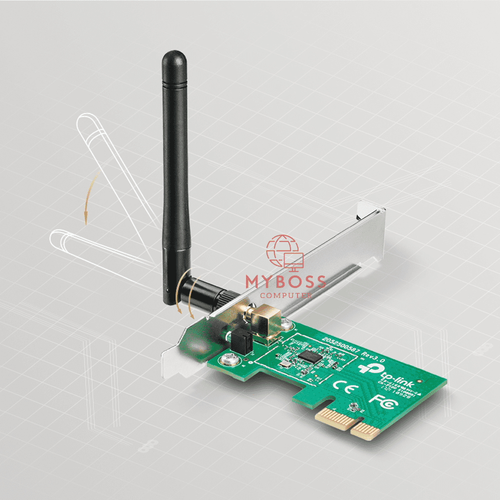 Card Mạng Không Dây TP-LINK TL-WN781ND PCI-E Express/ Chuẩn N/ Tốc Độ 150Mbps/ 1 Ăng-ten Ngoài
