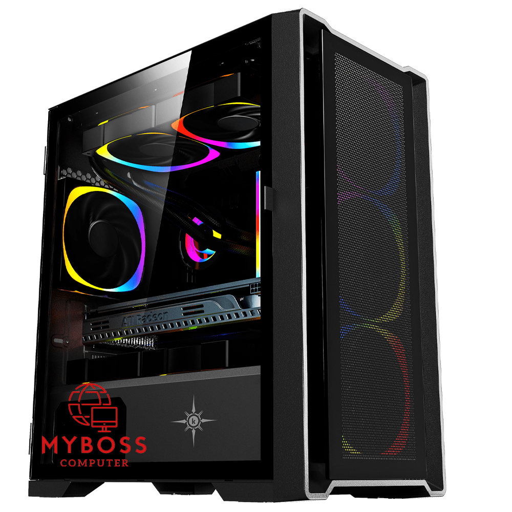 Vỏ Case KENOO ESPORT M500 3F - Black (3 Fan RGB)