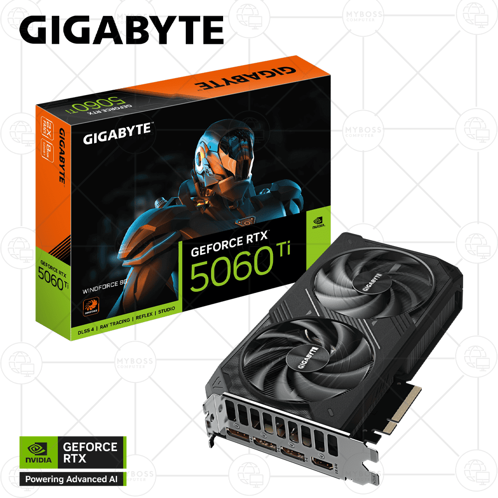 VGA GIGABYTE RTX 5060 Ti WINDFORCE 8G