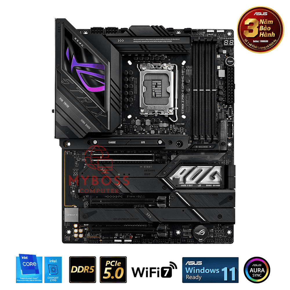 Mainboard ASUS ROG STRIX Z790-E GAMING WIFI II (Intel Z790, Socket 1700, ATX, 4 khe RAM DDR5)