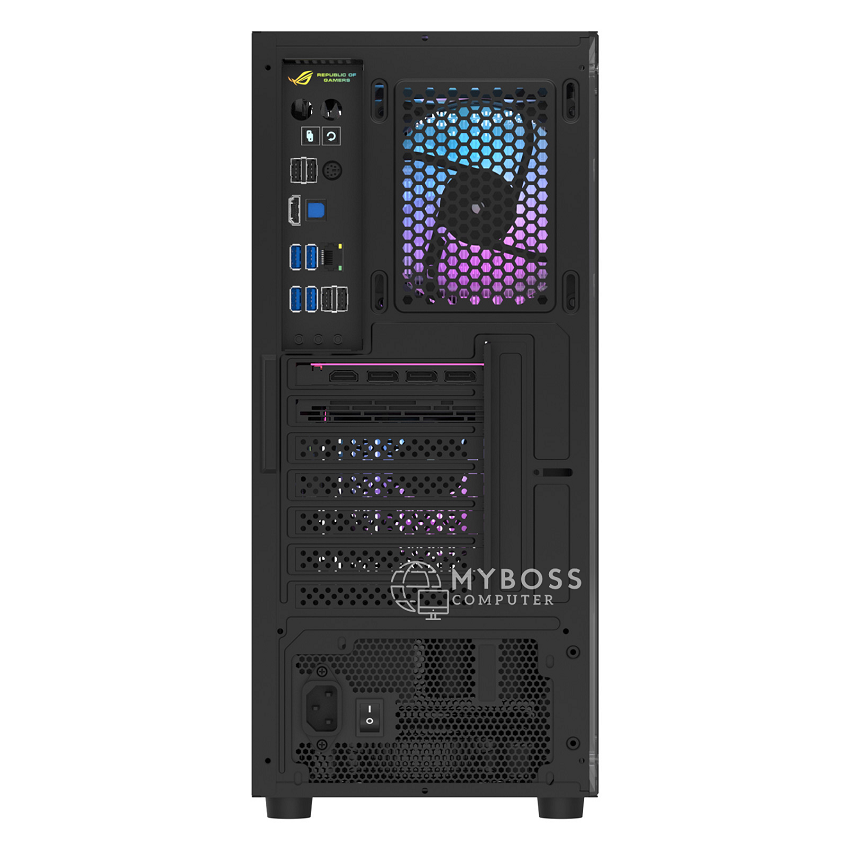 Vỏ Case DarkFlash A290 TG - Black (tặng 3 fan led RGB)