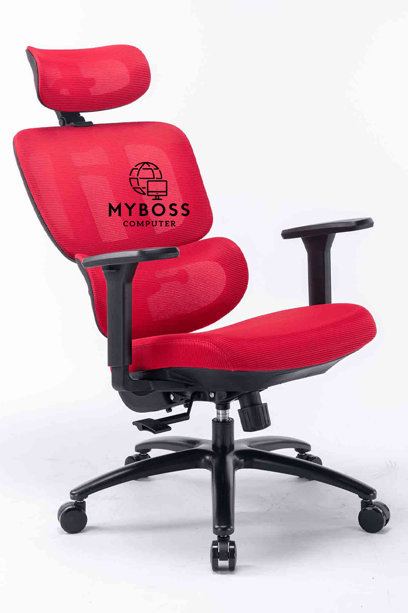 Ghế công thái học ergonomic WARRIOR – Hero series – WEC509 Black/Red