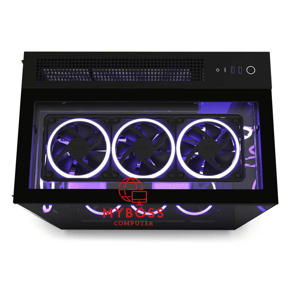 Vỏ Case NZXT H9 Elite - Black (3 Fan RGB)