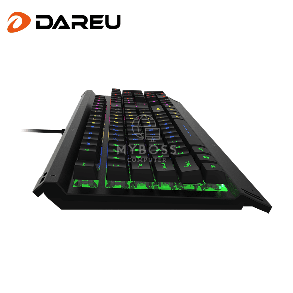 Bàn Phím Giả Cơ DareU LK145 USB Black - LED Rainbow