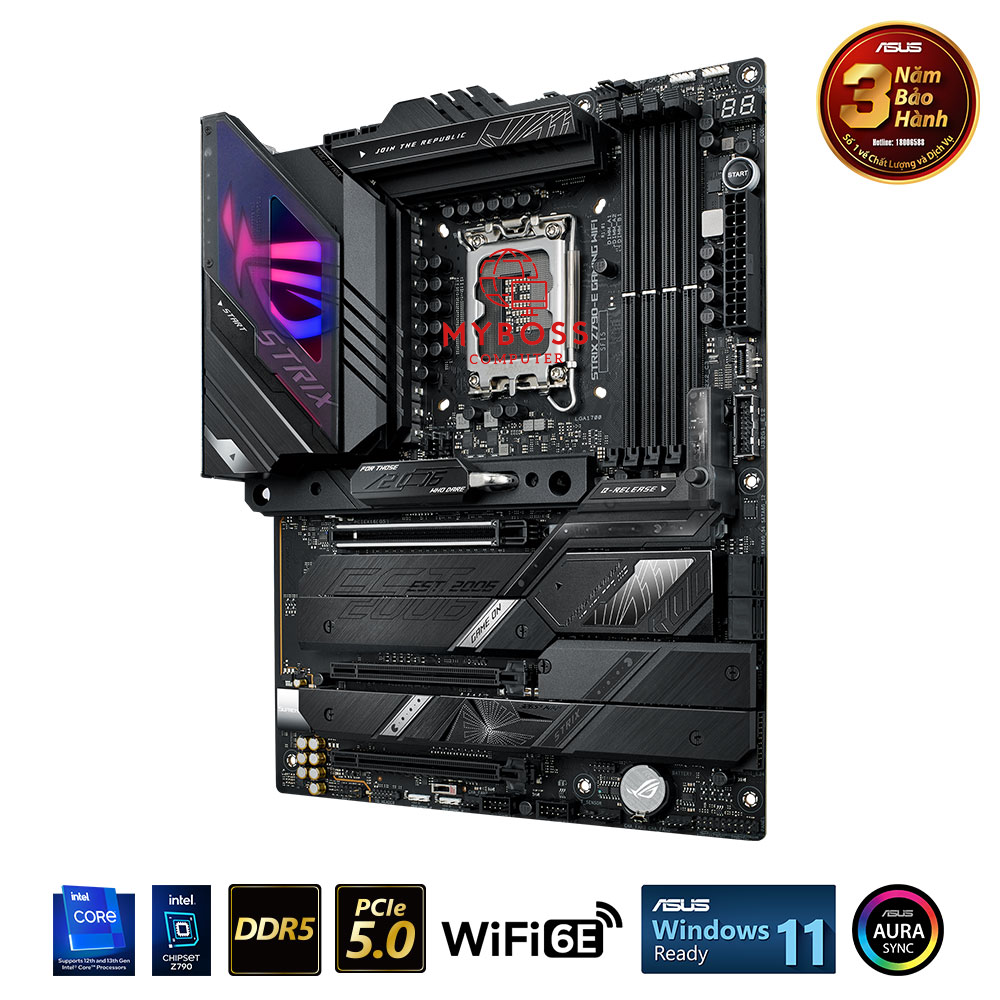 Mainboard ASUS ROG STRIX Z790-E GAMING WIFI (Intel Z790, Socket 1700, ATX, 4 khe RAM DDR5)