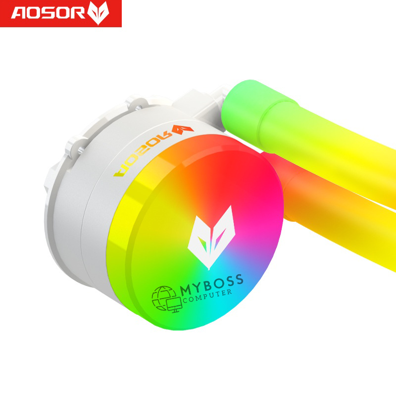 Tản nhiệt nước AIO Coolmoon Aosor AS240 ARGB - White