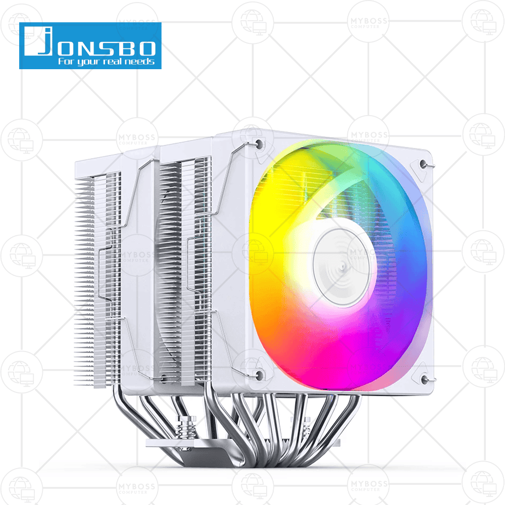 Tản nhiệt CPU Jonsbo CR-3000E ARGB - White/ Dual Tháp