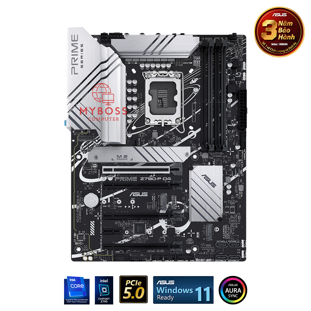 Mainboard ASUS PRIME Z790-P D4 (Intel Z790, Socket 1700, ATX, 4 khe RAM DDR4)