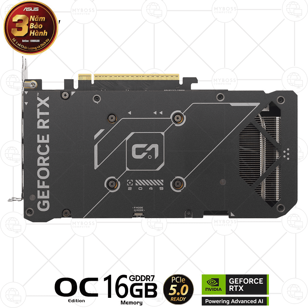 VGA ASUS DUAL RTX 5060 Ti 16GB GDDR7 OC Edition