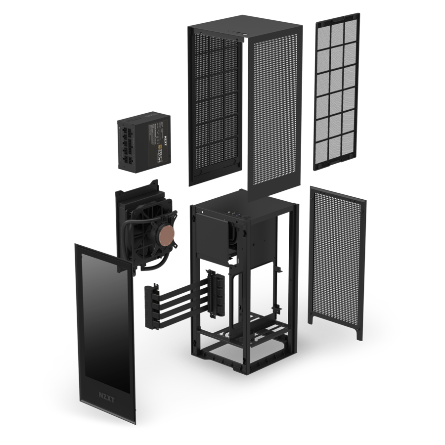 Vỏ case NZXT H1 - Black
