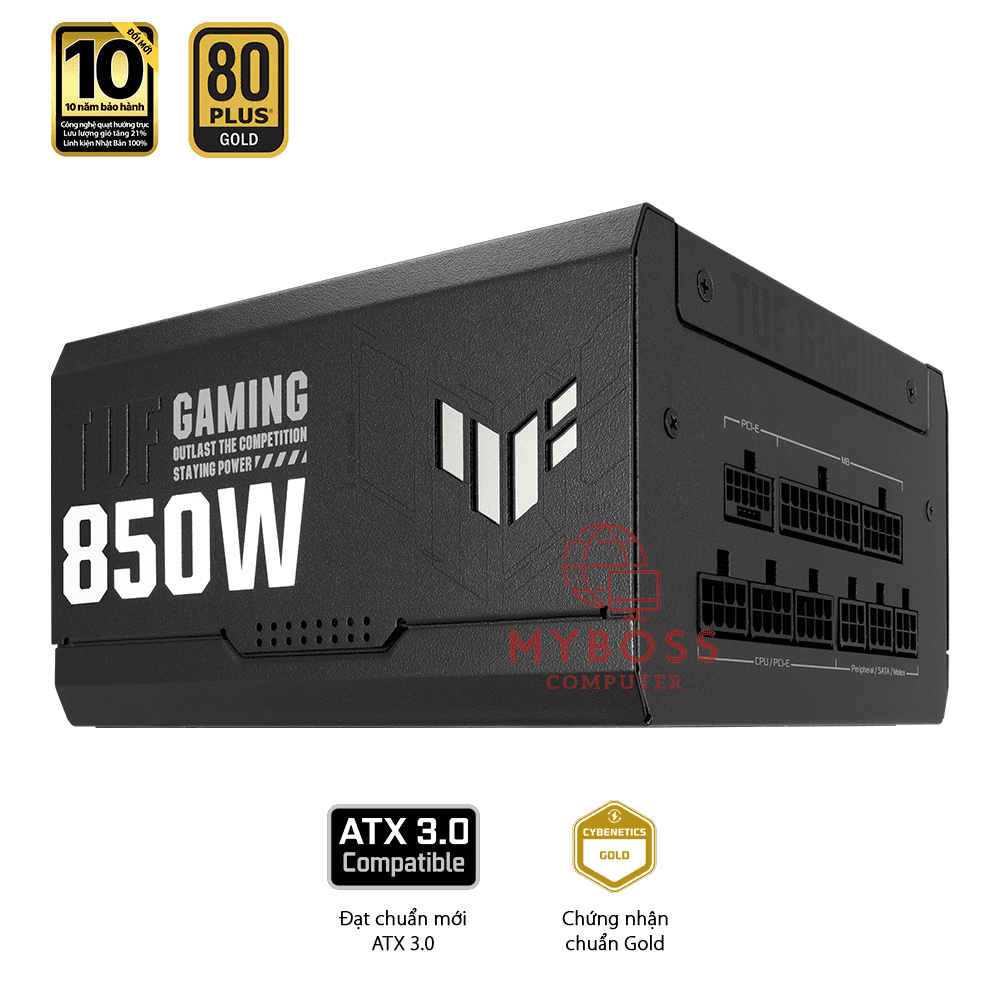 Nguồn ASUS TUF GAMING 850W - 80 Plus Gold (PCI Gen 5.0 - Full Modular)