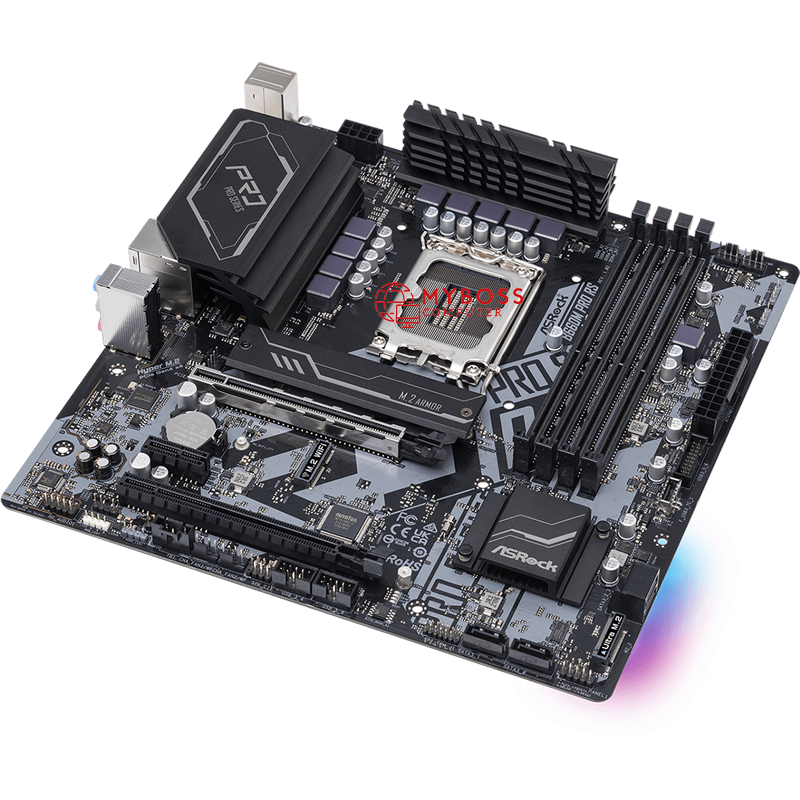 Mainboard ASRock B660M Pro RS (Intel B660, Socket 1700, mATX, 4 khe Ram DDR4)