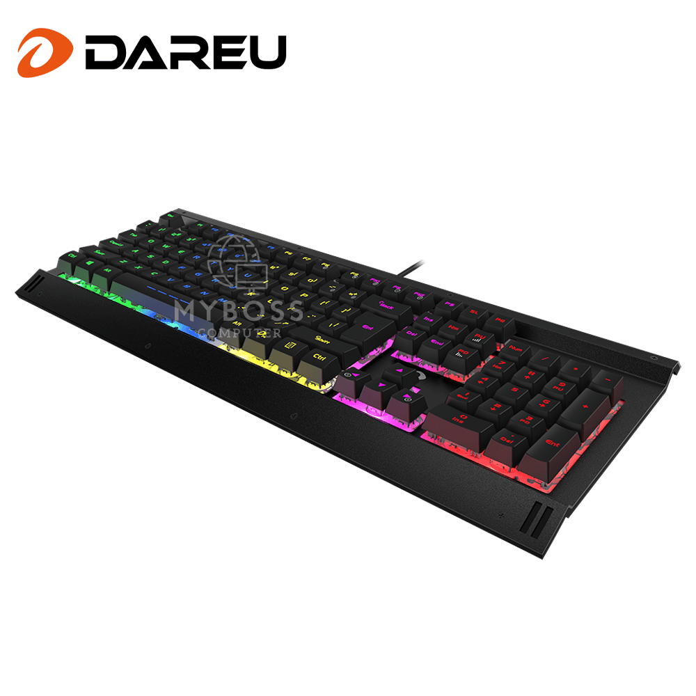 Bàn Phím Giả Cơ DareU LK145 USB Black - LED Rainbow