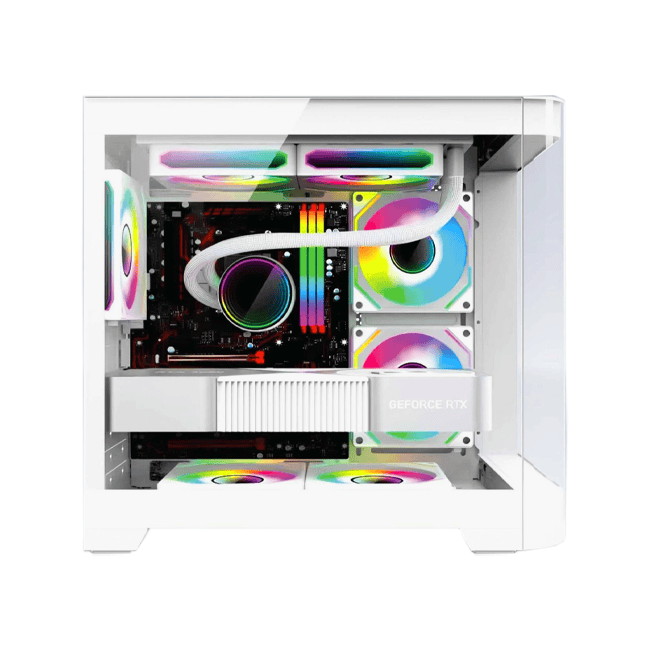 Vỏ Case VSP AQUANAUT PRO GAMING X7 - White (No Fan)