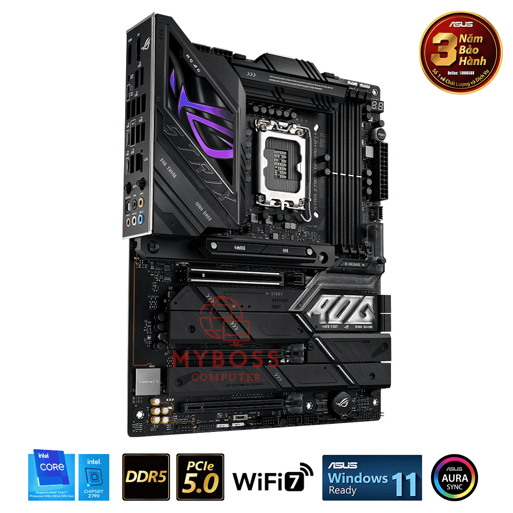 Mainboard ASUS ROG STRIX Z790-E GAMING WIFI II (Intel Z790, Socket 1700, ATX, 4 khe RAM DDR5)