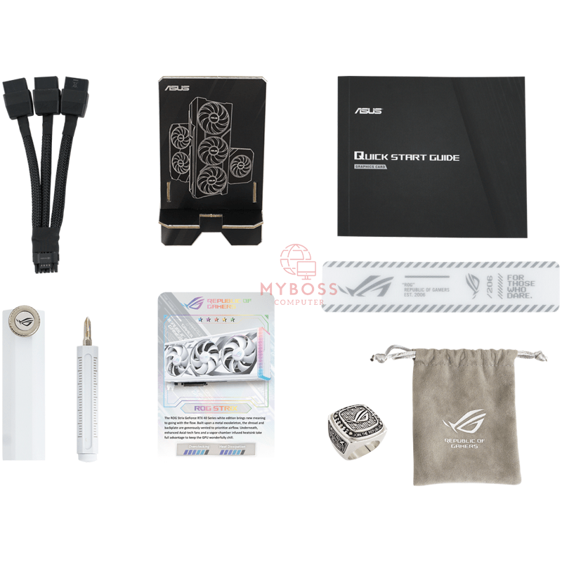 VGA ASUS ROG Strix RTX 4080 16GB GDDR6X White OC Edition