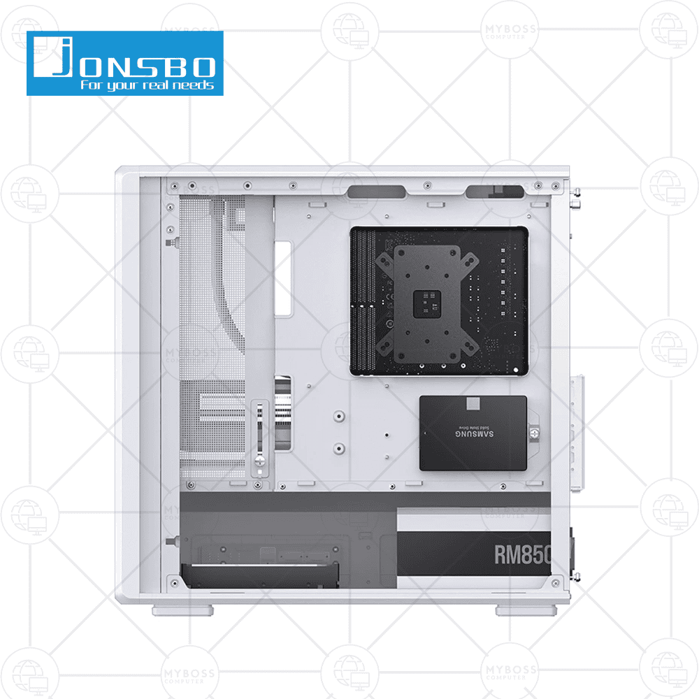 Vỏ Case Jonsbo D200 White - m-ATX (No Fan)