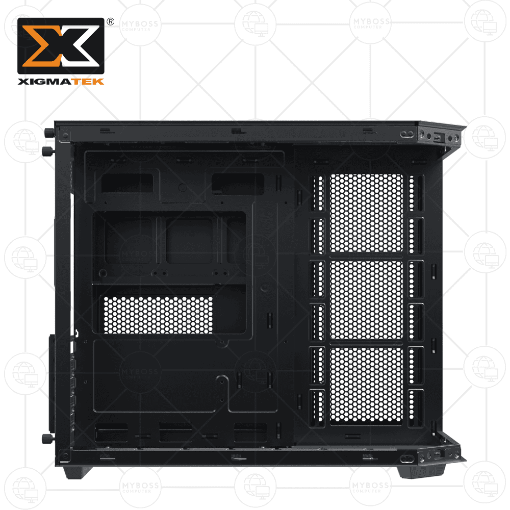Vỏ Case XIGMATEK CUBI M - Black (Tặng 3 Fan RGB)