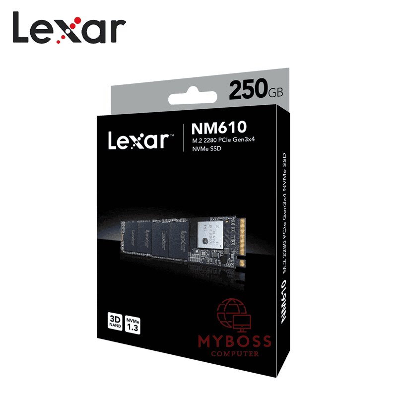 SSD Lexar NM610 250GB M.2 NVMe PCIe Gen3 x4