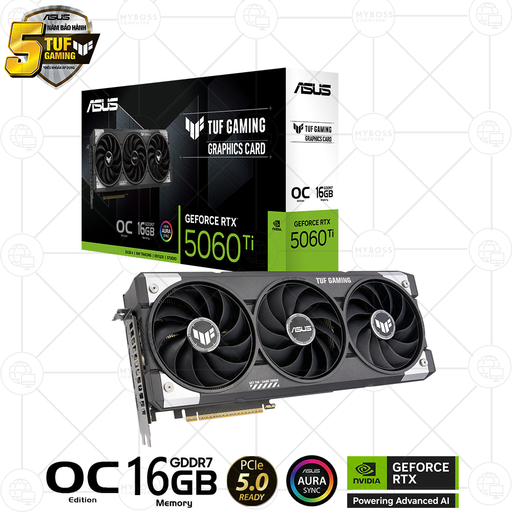 ASUS TUF Gaming RTX 5060 Ti 16GB GDDR7 OC Edition