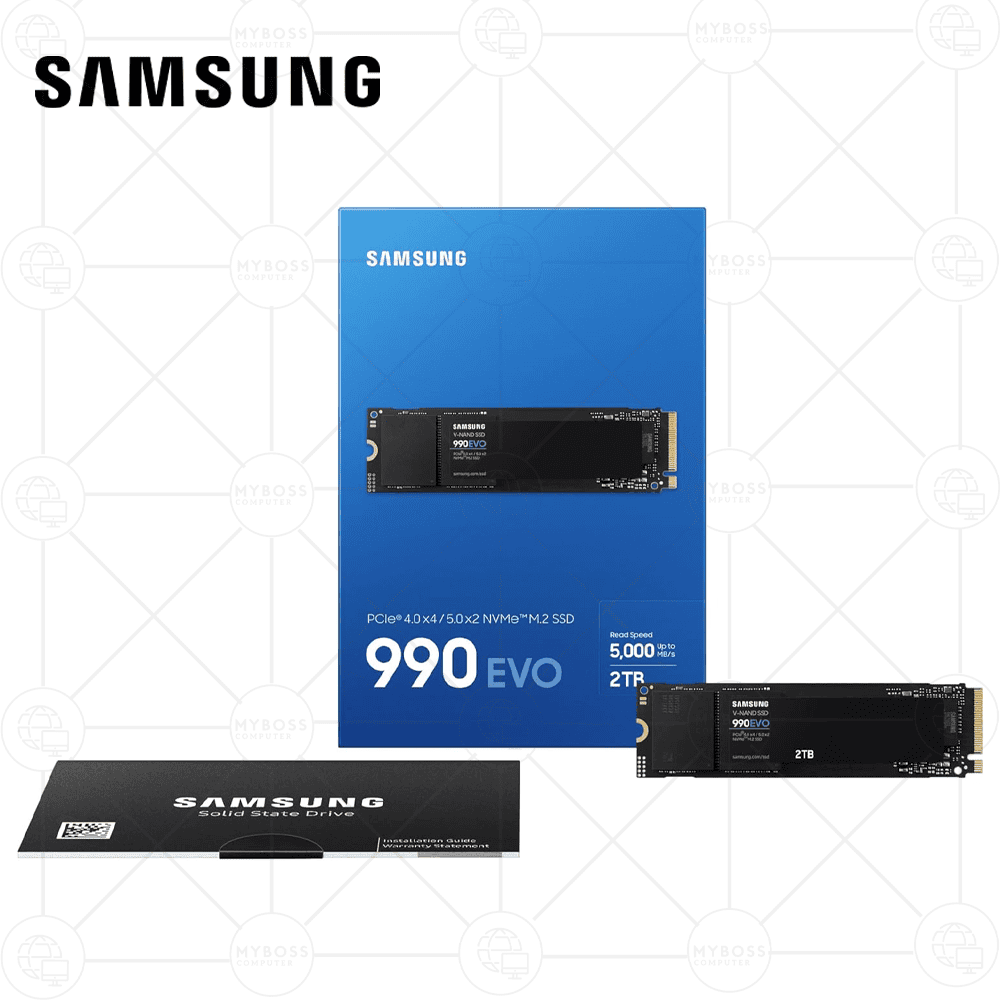 SSD Samsung 990 EVO 1TB M.2 NVMe PCIe Gen 4.0 x4/ Gen 5.0 x2