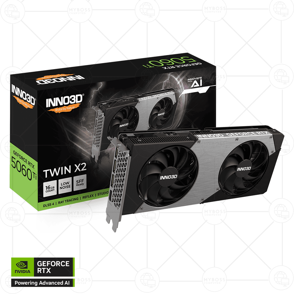 VGA INNO3D GeForce RTX™ 5060 Ti 16GB TWIN X2